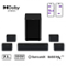 Ultimea - Poseidon D80 Boom 7.1 Channel Sound bar with Dolby Atmos, Surround sound system for tv, 500W - Black-Front_Standard