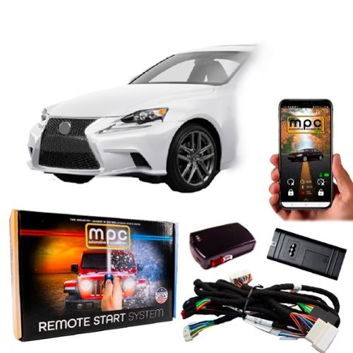 MPC - PLUG N PLAY SMARTPHONE Remote Starter For 2014-2015 Lexus IS250 T-Harness - Black-Front_Standard 