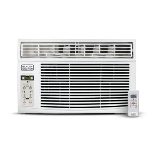 Black+Decker - BD12WT6 Window Air Conditioner with Remote Control, 12000 BTU, Cools Up to 550 Square Feet - White-Front_Standard 