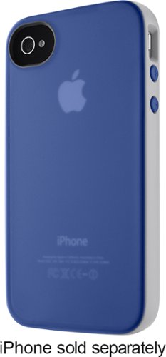  Belkin - Grip Candy Case for Apple® iPhone® 4 and iPhone 4S - Blue/White