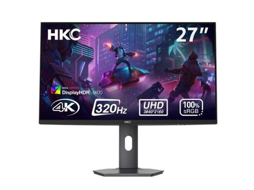 HKC - G27M7Pro 27" IPS Mini LED Gaming Monitor UHD 160Hz/FHD 320Hz 1ms DIC HDR1400 98% DCI-P3 USB-C 90W-Front_Standard 