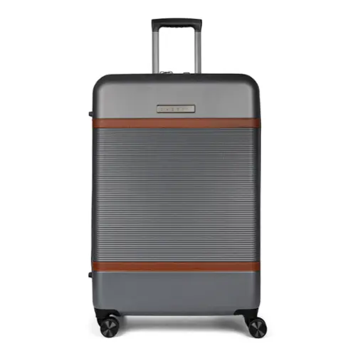 Front. Bugatti - "28 Wellington Suitcase - Pewter.