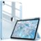 Kitcheniva - Shockproof Hybrid Slim Case For iPad Air 13 Inch M3 2025 Clear Shell Cover - Sky Blue-Front_Standard