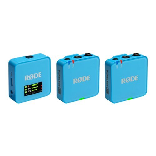 RODE - Wireless GO (Gen 3) Compact Wireless Microphone System (Blue)-Front_Standard 
