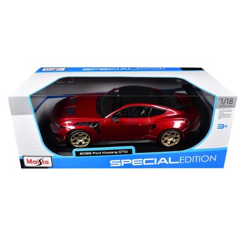 2025 Ford Mustang GTD Red Metallic with Black Top 