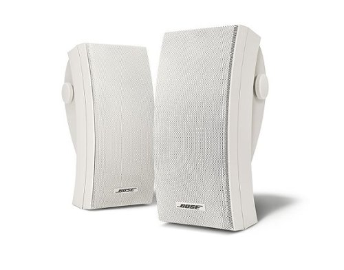 Image of Bose - 251 Wall Mount Outdoor Environmental Speakers - Pair - White