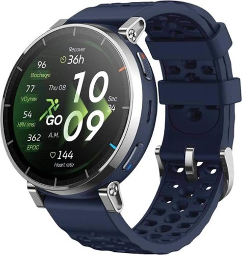 Amazfit - Active 3 Premium Smartwatch 45mm - Blue - (2026)