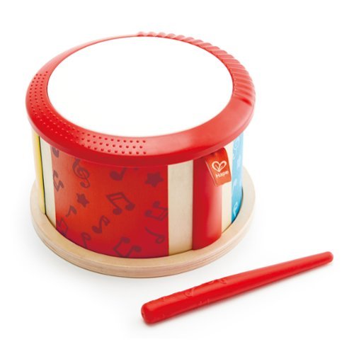 Hape Double-Sided Musical Drum for Toddlers, Ages 1+