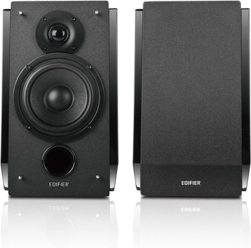 Edifier R1850DB Active Bookshelf Speakers, Computer Speakers - Bluetooth and Optical Input - 2.0 Studio Monitor Speaker - Black GLOBAL SHIPPING
