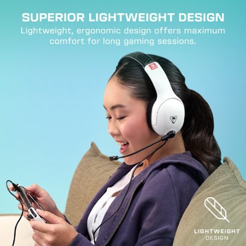 Turtle Beach Airlite Fit Wired Gaming Headset for Nintendo Switch, Nintendo Switch Lite & Nintendo Switch - OLED Model - White & Black WORLDWIDE DELIVERY