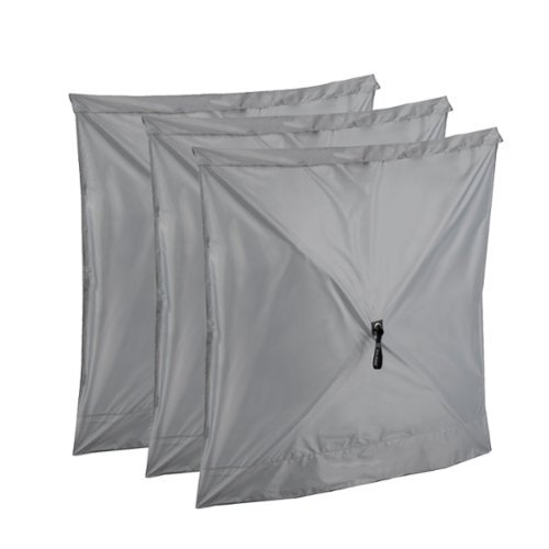 Clam - Quick-Set Screen Hub Tent Wind & Sun Panels, Accessory Only, (3 pack) - Gray-Front_Standard 
