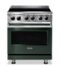 Viking - 5 Series 4.7 Cu. Ft. Freestanding Electric Induction Range - Black Forest Green-Front_Standard