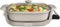 Bella - Fits-anywhere Kitchenware: 12" x 12" Make & Take Non-Stick Electric Skillet - Oatmilk-Front_Standard