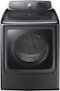 Samsung - 9.5 Cu. Ft. 15-Cycle Electric Dryer with Steam - Platinum-Front_Standard