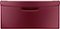 Samsung - Washer/Dryer Laundry Pedestal with Storage Drawer - Merlot Red-Front_Standard