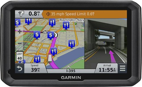  Garmin - dezl 770LMTHD; GPS with Built-In Bluetooth, Lifetime Map Updates and Lifetime Traffic Updates - Black
