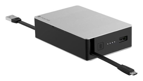  mophie - powerstation plus 8X External Battery for Most Micro USB-Enabled Devices - Black/Silver