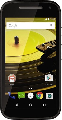 Motorola - Moto E (2nd Gen) UMTS with 8GB Memory Cell Phone (Unlocked)-Front_Standard 