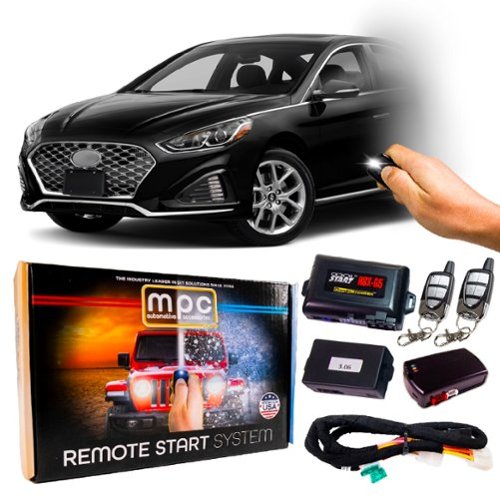 MPC - 5-Button Extended Range Remote Start Kit For 2018-2019 Hyundai Sonata - Black-Front_Standard 