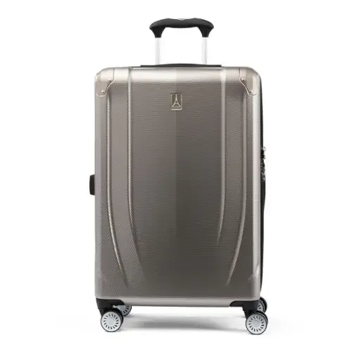 Front. Travelpro - Travelpro Pathways 3 Hardside Expandable Luggage, 8 Spinner Wheels, Lightweight Hard Shell Suitcase - Champagne.