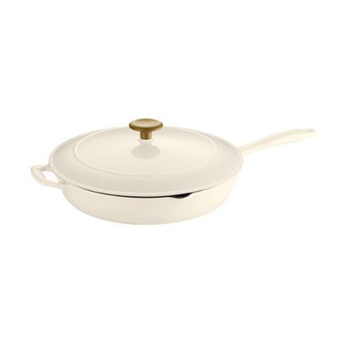 Tramontina - Gourmet 12" Covered Round Skillet - Latte-Angle_Standard 