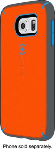  Speck - Mightyshell Case for Samsung Galaxy S 6 Cell Phones - Orange/Blue/Gray