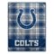Pegasus - Indianapolis Colts 66" x 95" Oversized Plaid FAN-mily Ultra Cozy Blanket - Multicolor-Front_Standard