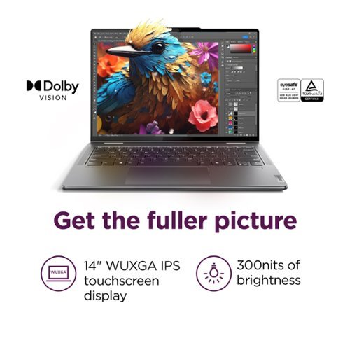 Lenovo Yoga 7i 2-in-1 14 2K Touchscreen Laptop - Intel Core Ultra 7 155U with 16GB Memory - 1TB SSD - Storm Grey WHERE TO BUY