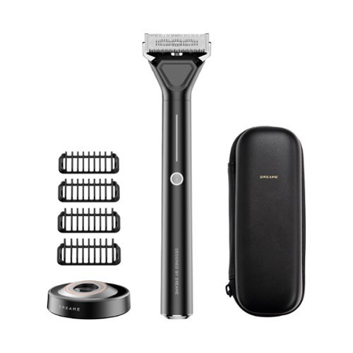 Dreame - SwiftBlade Electric Shaver & Trimmer for Men, 3-Zone Blade, 50° Flexible Head, 7000 RPM Motor, Wet & Dry - Black-Front_Standard 