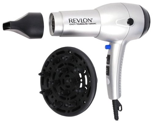  Revlon - Perfect Heat Tourmaline Ionic Hair Dryer - Silver