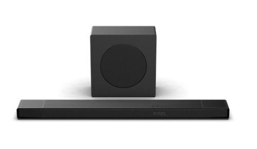 Hisense - AX3120Q 3.1.2 Channel Soundbar with Wireless Subwoofer, Hi-Concerto, Dolby Atmos, DTS: X, and AI EQ Mode - Black