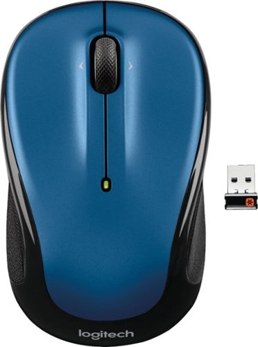 Logitech - M325 Wireless Optical Ambidextrous Mouse - Blue