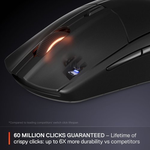 SteelSeries Rival 3 Gen 2 Wireless Optical Gaming Mouse with Ultra-fast clicks - Wireless - Black WORLDWIDE DELIVERY