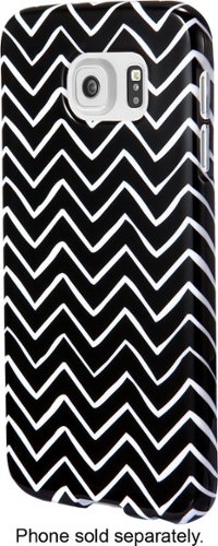 Insignia™ - Case for Samsung Galaxy S6 Cell Phones - Black/White-Front_Standard 