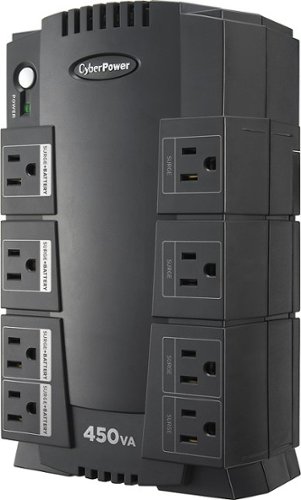  CyberPower - 450VA Battery Back-Up System - Black