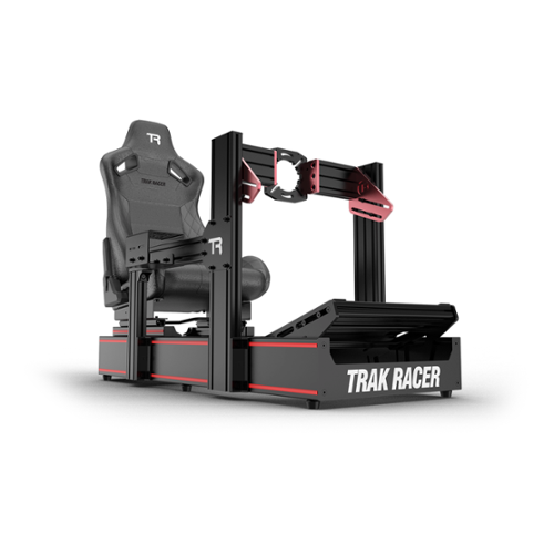 Trak Racer - TR160 Simulator with Recliner Seat & Brackets - Black-Front_Standard 