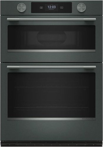 KitchenAid - 30" Smart Built-In Electric Double Wall Combination with Microwave and Assisted Cook Cycles - Juniper