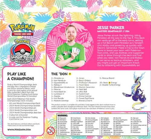 Pokémon Trading Card Game: World Championship Deck 2024 - Styles May Vary WHERE TO BUY