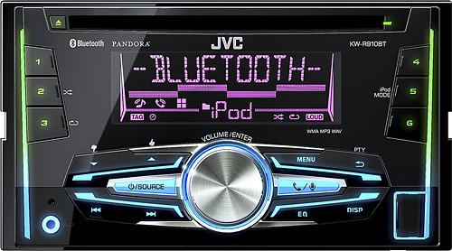  JVC - CD - Built-In Bluetooth - Car Stereo Receiver - Black/Silver