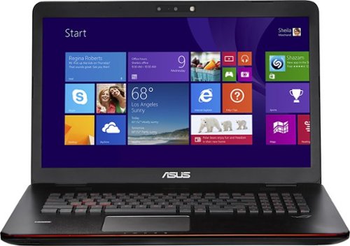  ASUS - ROG (Republic of Gamers) G Series 17.3&quot; Laptop - Intel Core i7 - 8GB Memory - 1TB Hard Drive - Aluminum Black