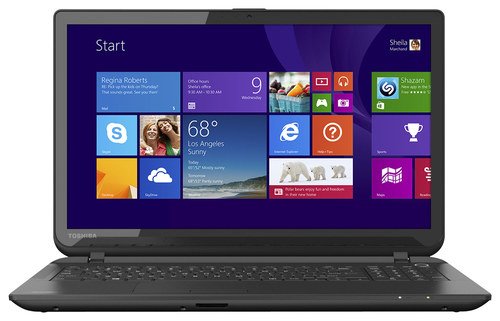  Toshiba - 15.6&quot; Touch-Screen Laptop - AMD A8-Series - 6GB Memory - 750GB Hard Drive - Jet Black