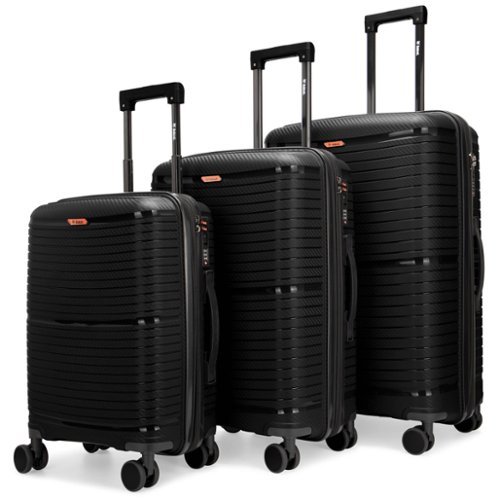 Bobcat Trencher 3 Piece Expandable Hardside Spinner Luggage Set