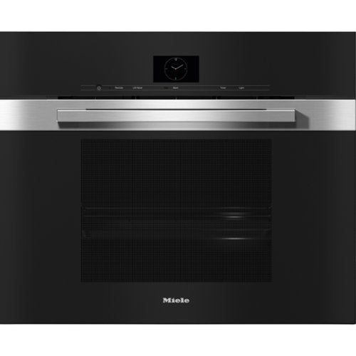 Miele - DGC 7640 AM 24" PureLine Combi-Steam Oven with DirectSensor Controls and DualSteam Technology - Stainless Steel-Front_Standard 