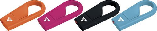  EMTEC - Hook 16GB USB 2.0 Flash Drive - Pink/Green/Orange/Black/Blue