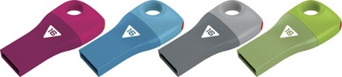  EMTEC - Car Key 16GB USB 2.0 Flash Drive - Pink/Green/Orange/Gray/Blue