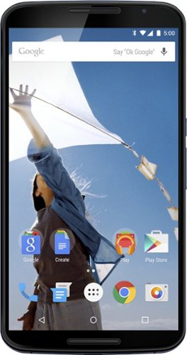  Motorola - Nexus 6 4G with 64GB Memory Cell Phone (Unlocked) - Midnight Blue