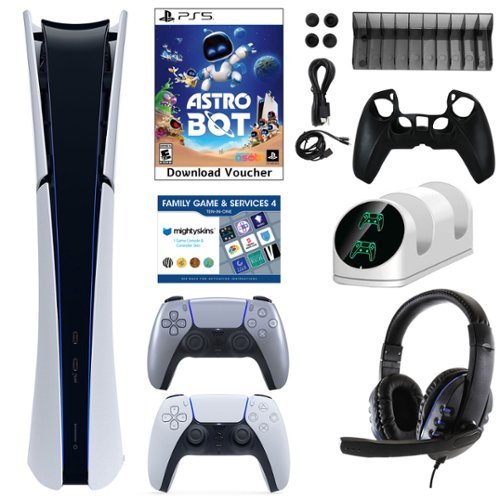 PS5 Digital Astrobot Console with Accessories Kit, Voucher & Extra Dualsense Controller - PlayStation 5-Front_Standard 