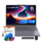 Lenovo - IdeaPad 3 15.3" WUXGA Touch Laptop,Snapdragon X,16GB RAM,512GB SSD+1TB Dock Set,Backlit Keyboard,Win 11 Pro,Grey - Gray-Front_Standard