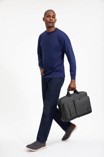 Solo New York Duane Hybrid Briefcase Backpack for 15.6 Laptop - Gray BUY IN UK