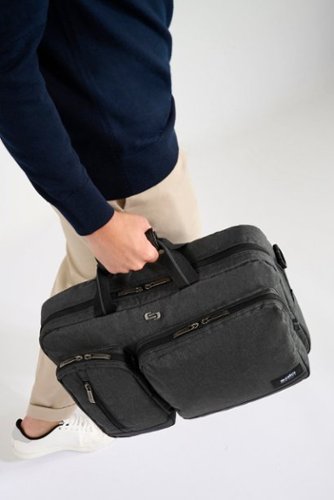 Solo New York Duane Hybrid Briefcase Backpack for 15.6 Laptop - Gray BUY IN GERMANY